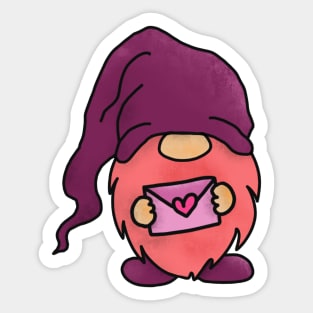 Valentine's Day Gnome Sticker